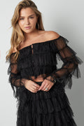 Woven Polyester Women's Long Sleeve Top Spring/Summer Solid Color