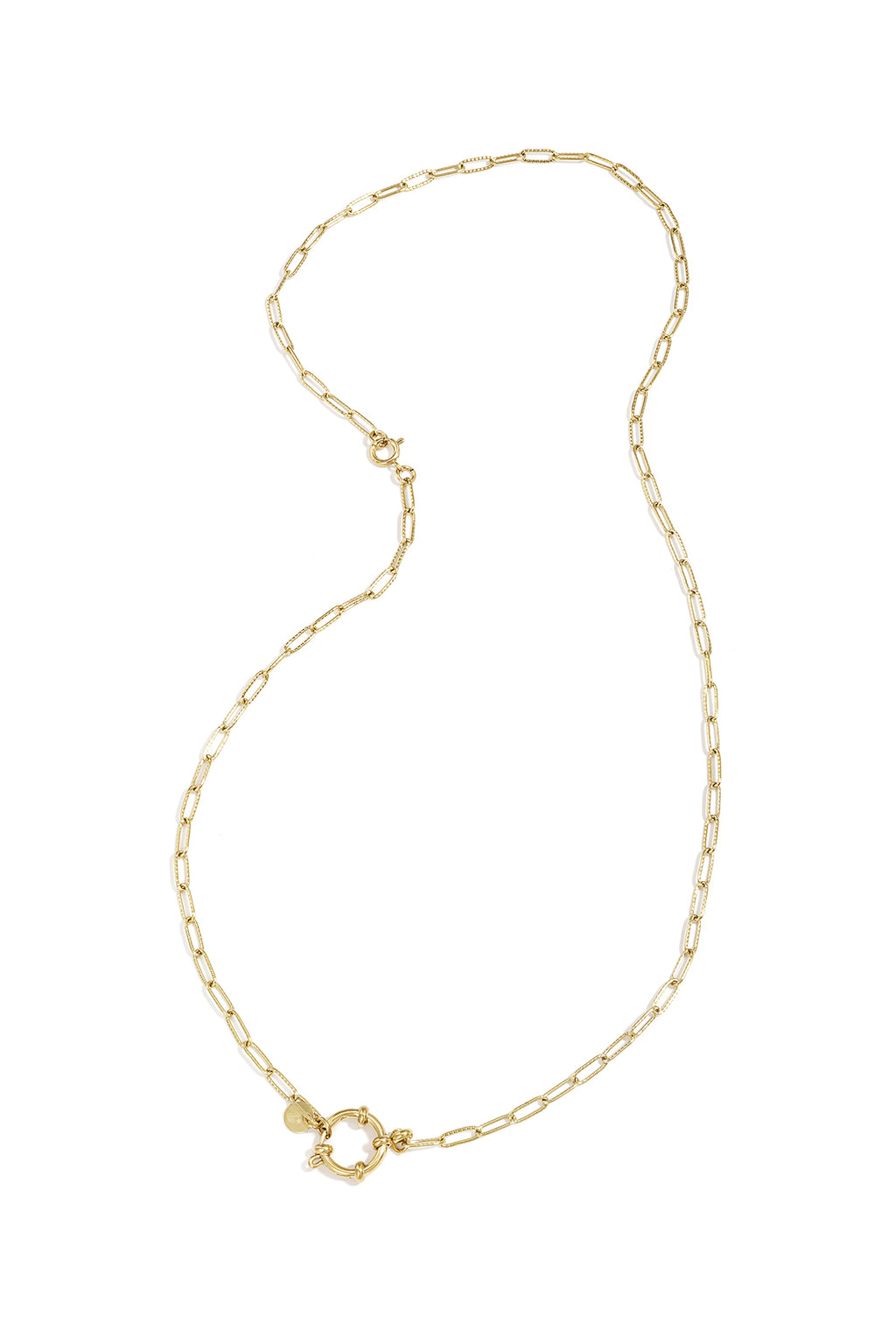 2-in-1 necklace and bracelet with oval links