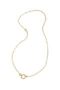 2-in-1 necklace and bracelet with oval links
