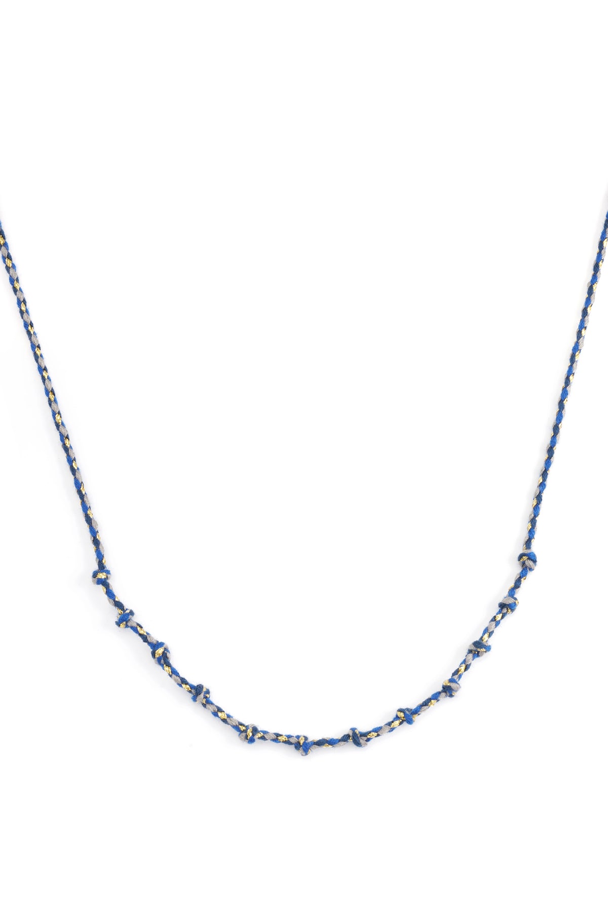 Cotton swirl necklace DIY