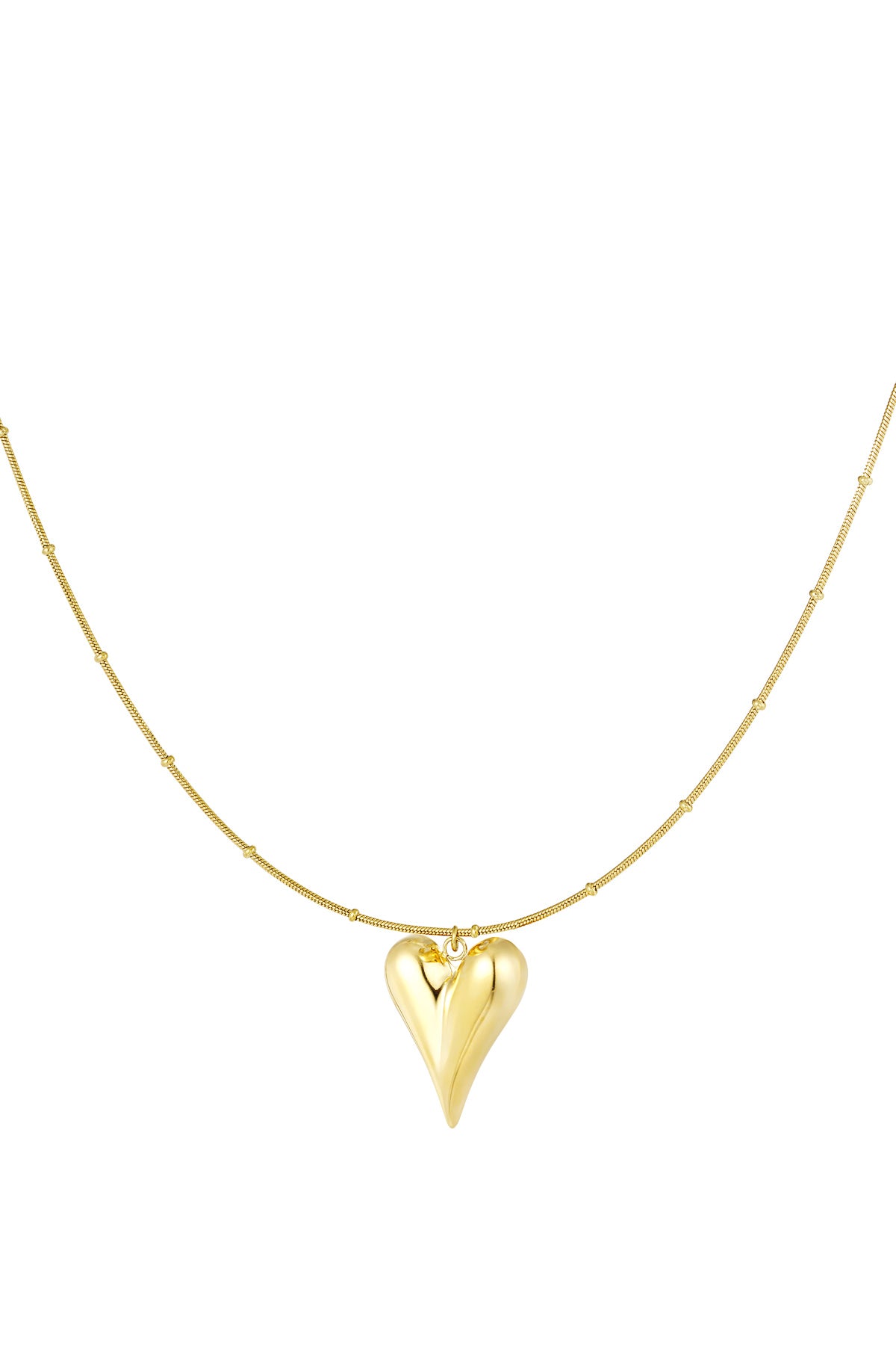 ball chain with iconic heart large