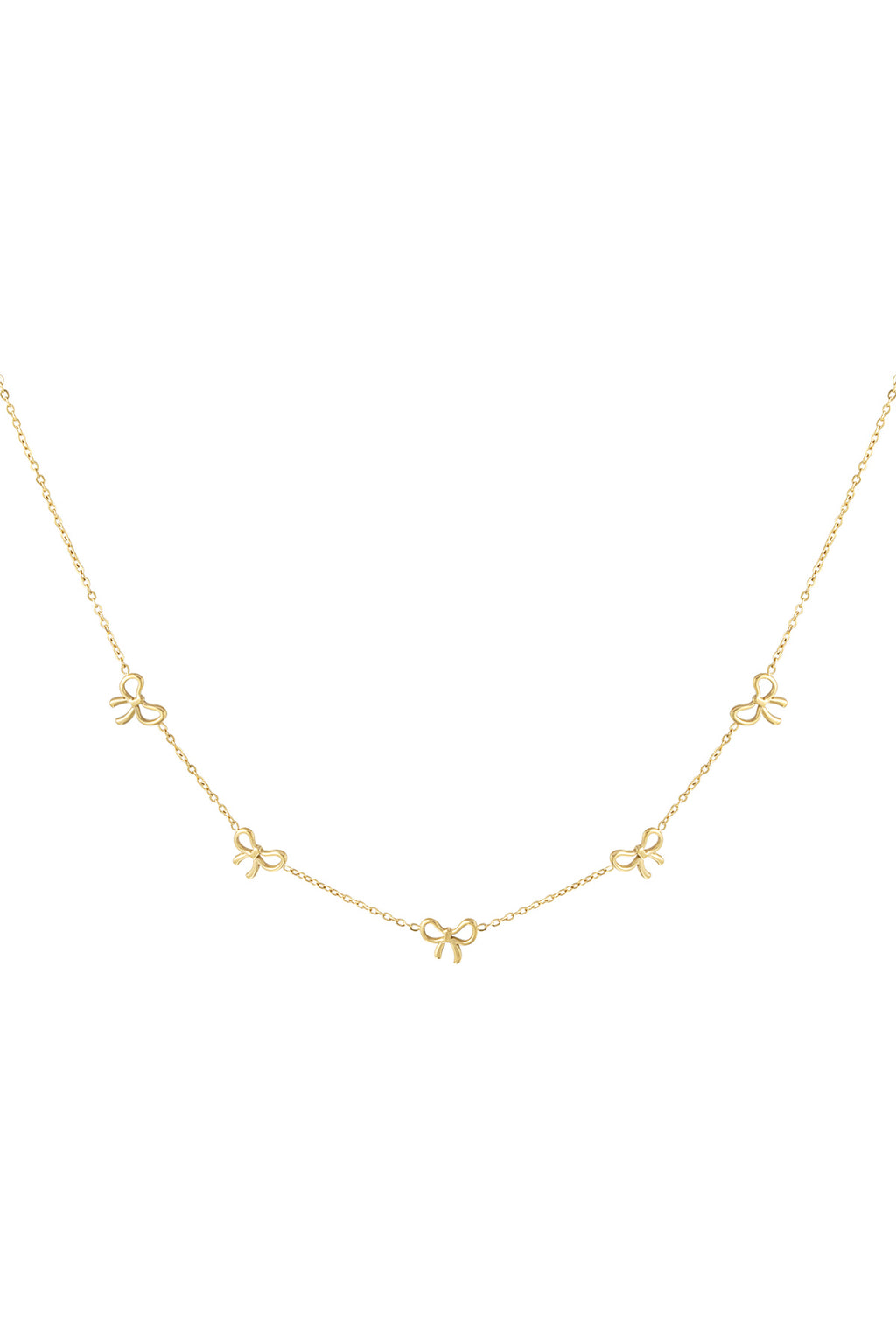 charming bows necklace