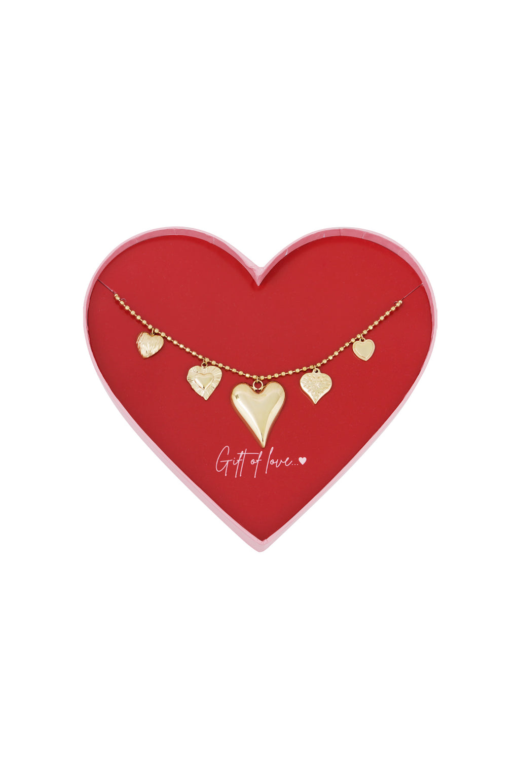 gift of love stainless steel loved necklace