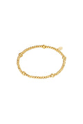 Bracelet Beady Gold Color Stainless Steel