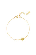 bracelet flower with pearls