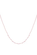 Cotton swirl necklace DIY