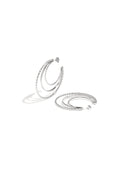 Layered triple hoop earrings