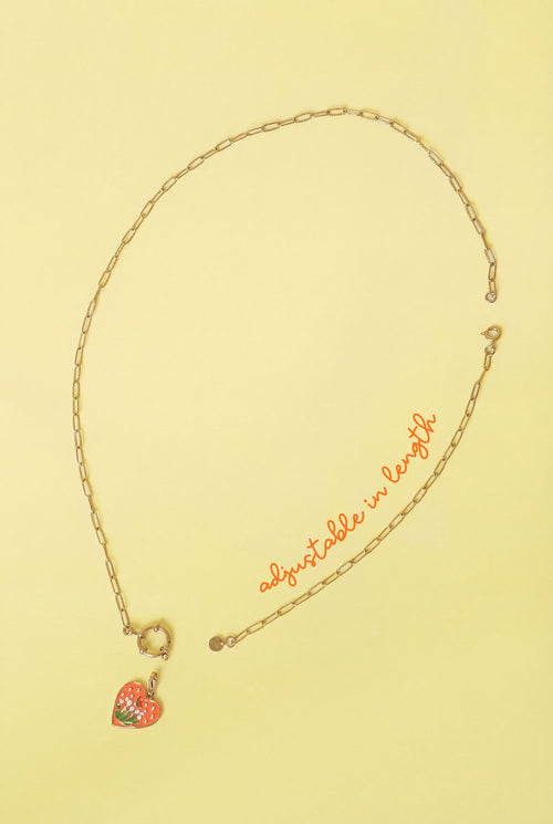 2-in-1 necklace and bracelet with oval links
