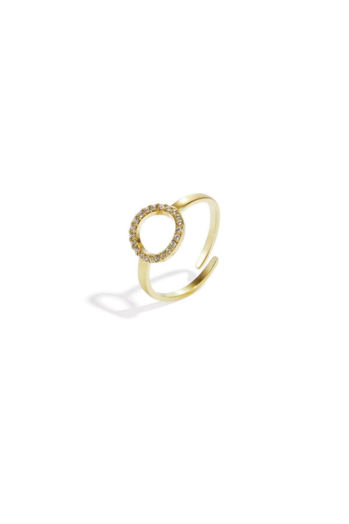 Stainless Steel Minimalist Rings circle Casual Daily Simple Series Women's jewelry