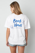 Cotton Women's T-shirt Casual Embroidered Starfish