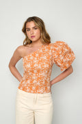 Flower Top One Shoulder