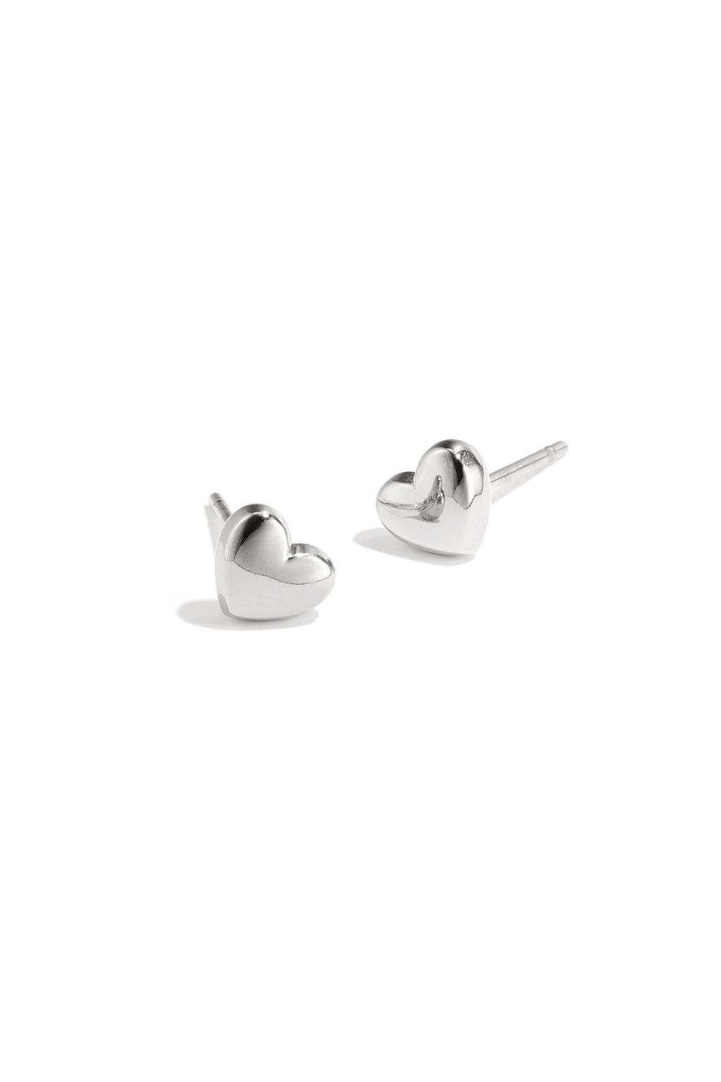 Bold Heart Stainless Steel Earrings