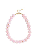 Necklace with heart-shaped beads
