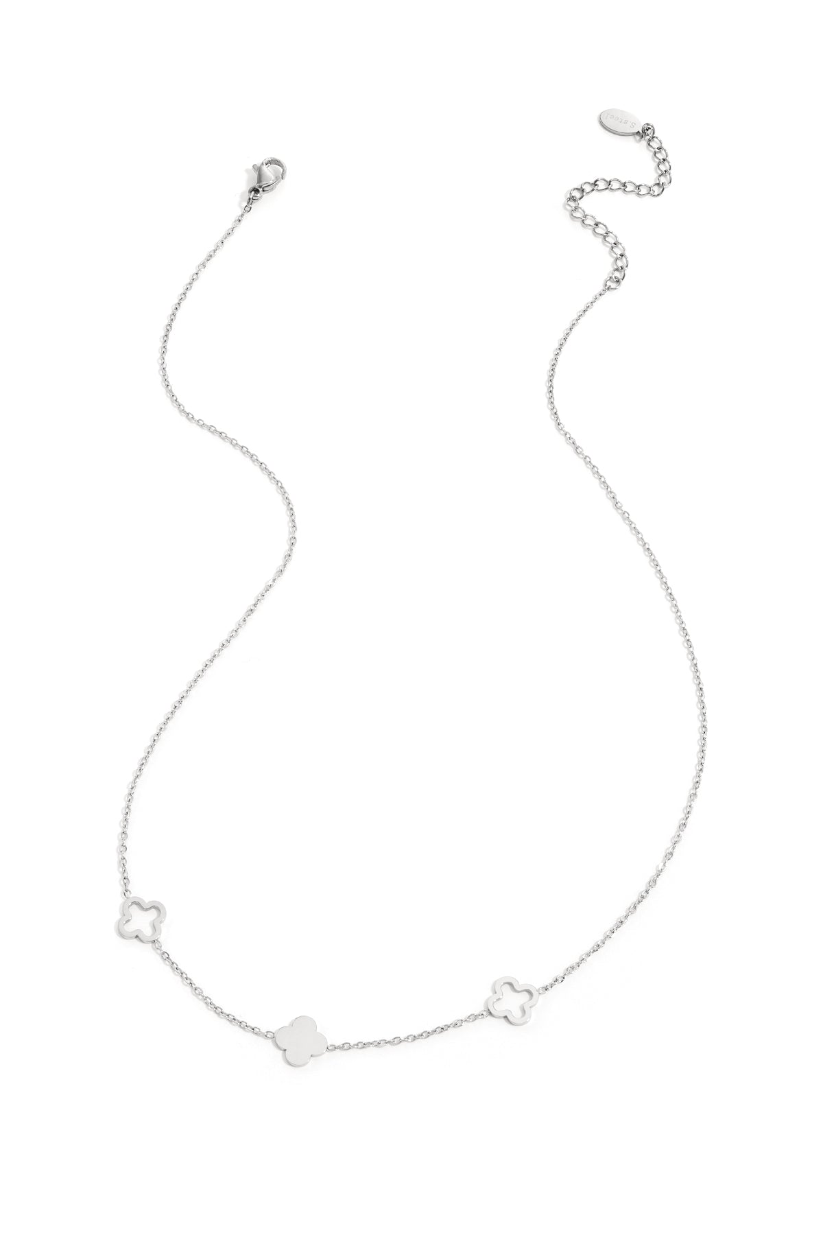 Necklace clovers  Gold Color Stainless Steel