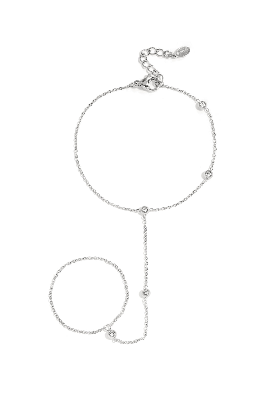 Handchain with asymmetrical stones